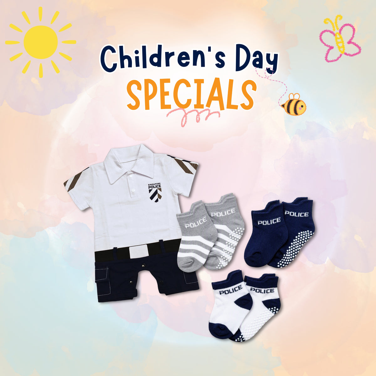 Baby Onesie & Bamboo Socks Bundle