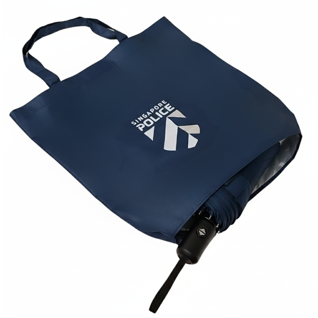 Automatic Foldable Umbrella with Tote Bag
