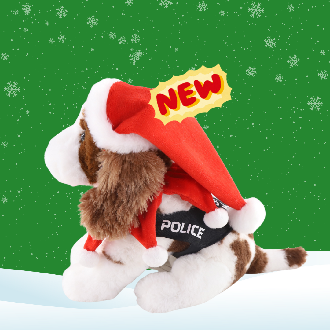 [ONLINE EXCLUSIVE] Festive Edition K-9 Plushies Bundle B (Springer Spaniel and German Shepherd)