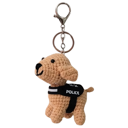 K-9 Labrador Retriever Crochet Keychain