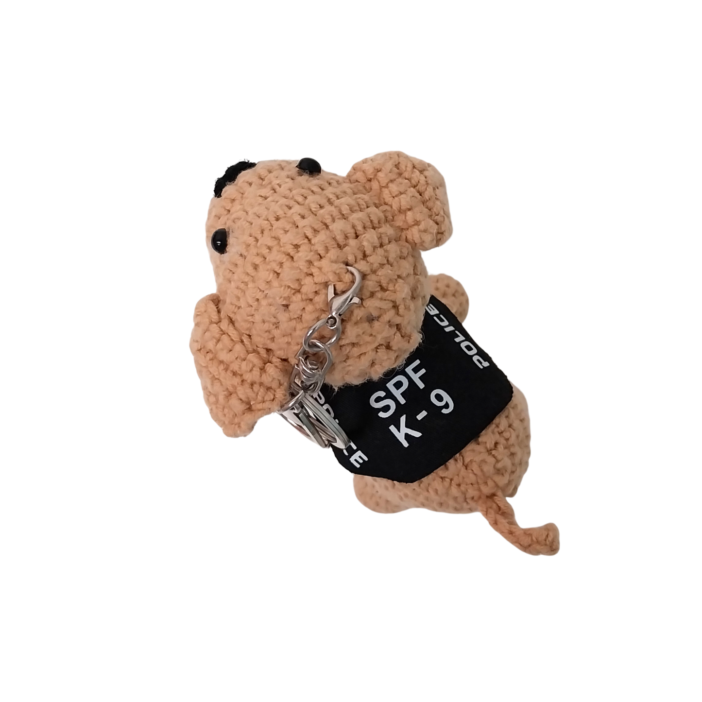 K-9 Labrador Retriever Crochet Keychain