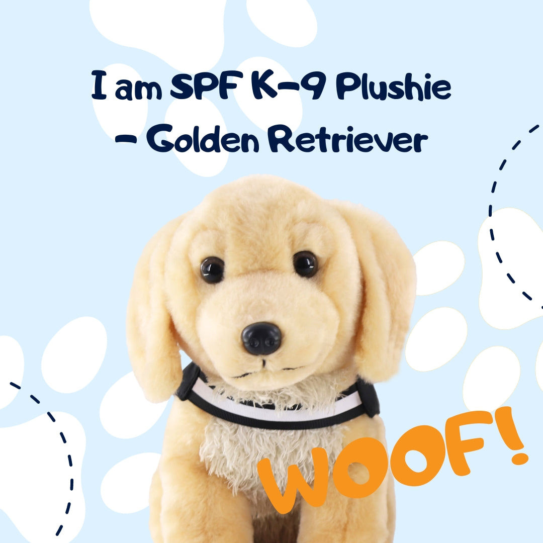 SPF K-9 Plushie - Golden Retriever