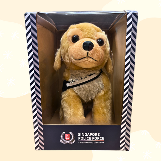 SPF K-9 Plushie - Golden Retriever with Gift Box