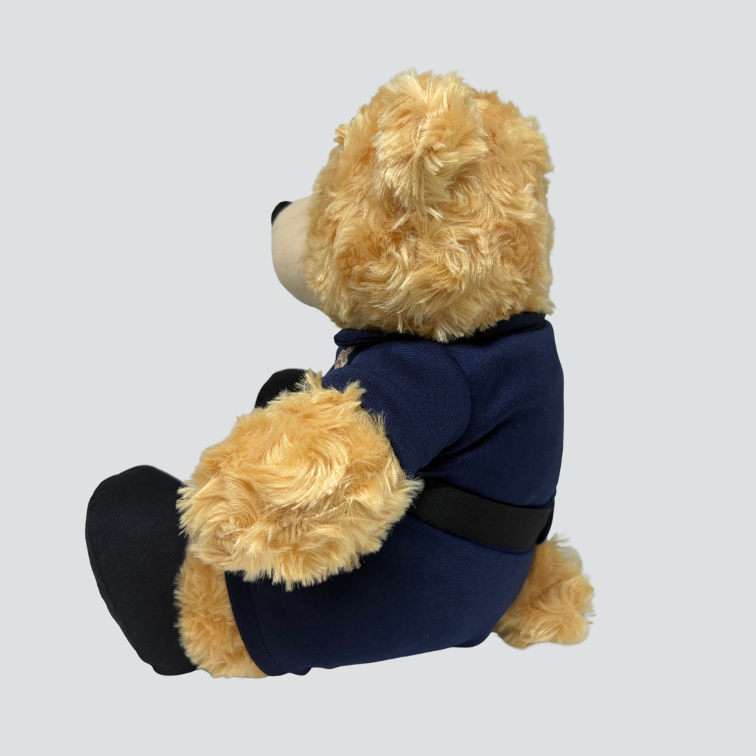Teddy Bear in Police Coast Guard Uniform