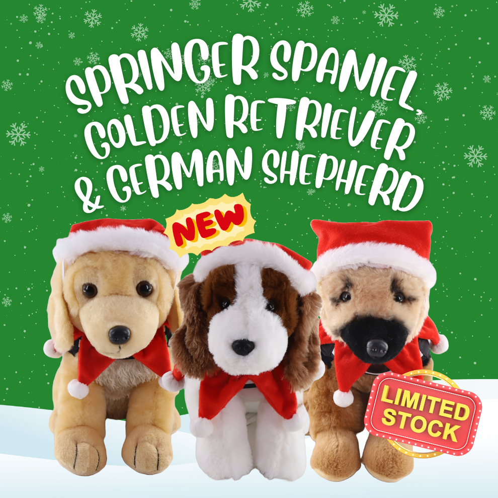 [ONLINE EXCLUSIVE] Festive Edition K-9 Plushies Bundle C (Springer Spa ...