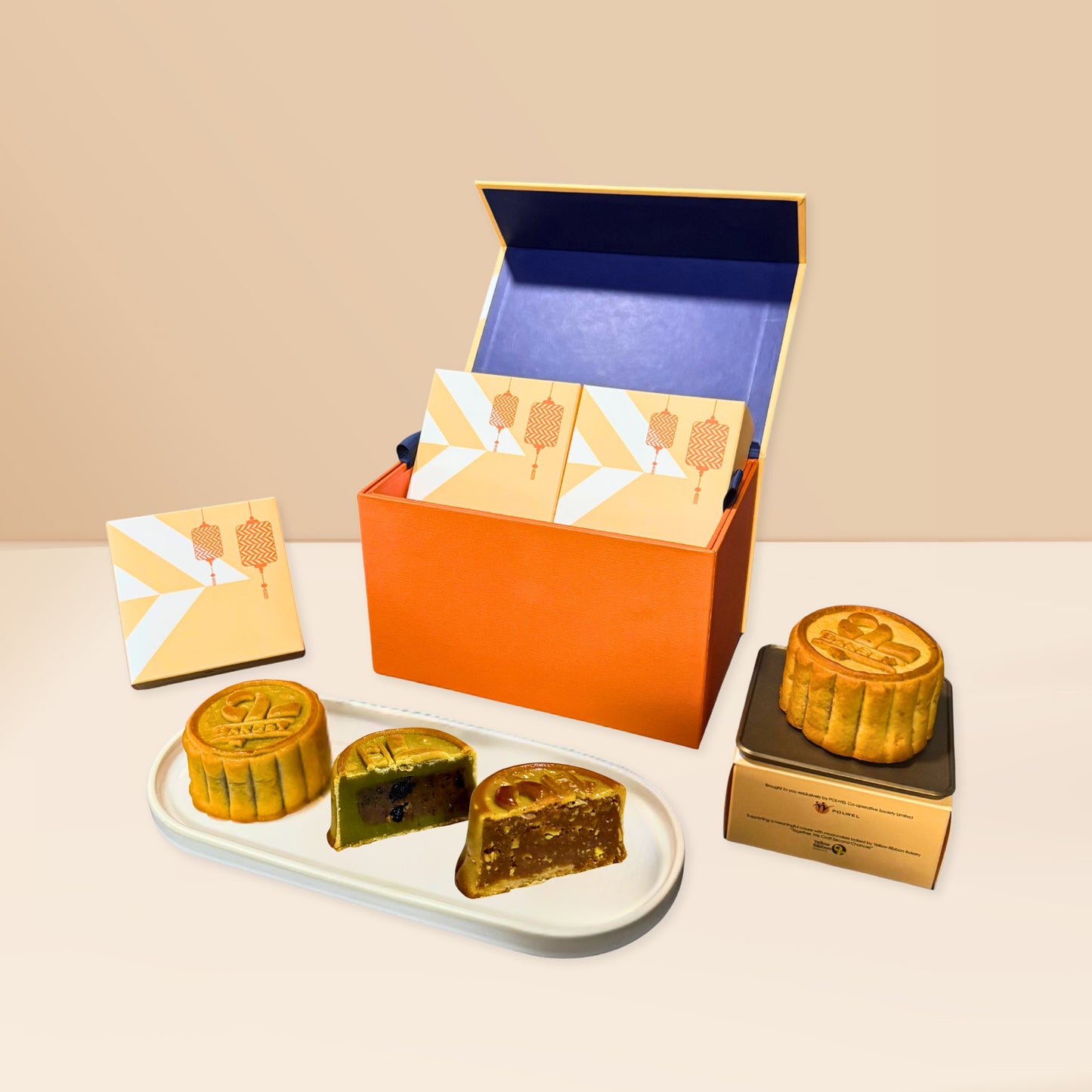 [POLWEL x Yellow Ribbon Bakery] SPF-themed Mooncake Set