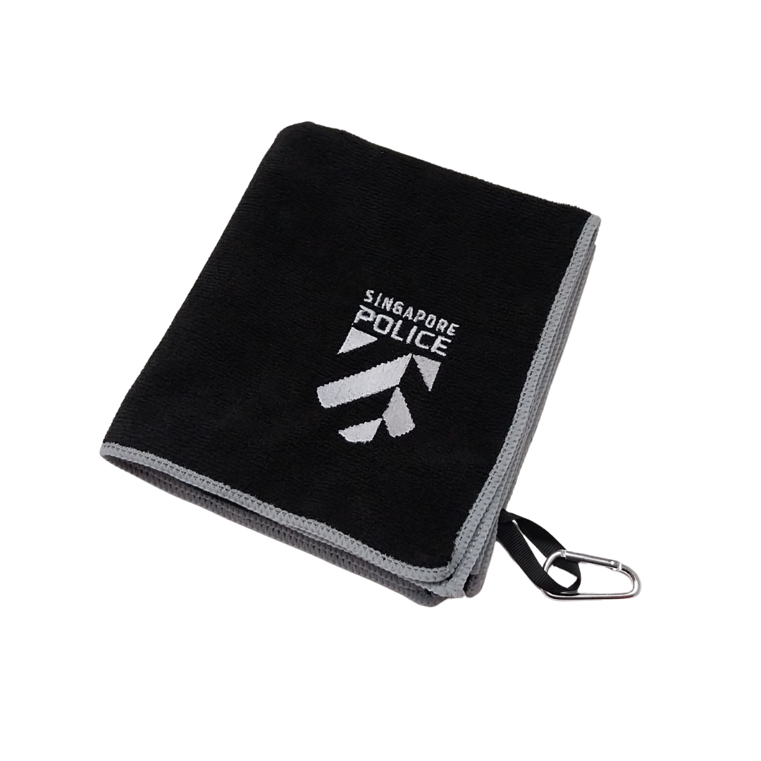 Sports Towel with Carabiner & Pouch