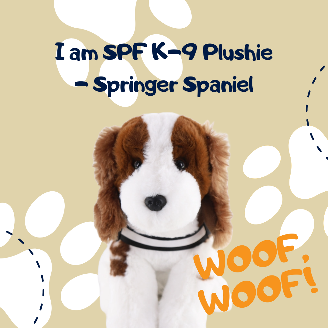 SPF K-9 Plushie - Springer Spaniel