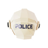 DIY Traffic Police Helmet 3D Paper Mask