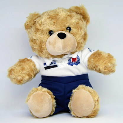 Teddy Bear in Community Policing Attire